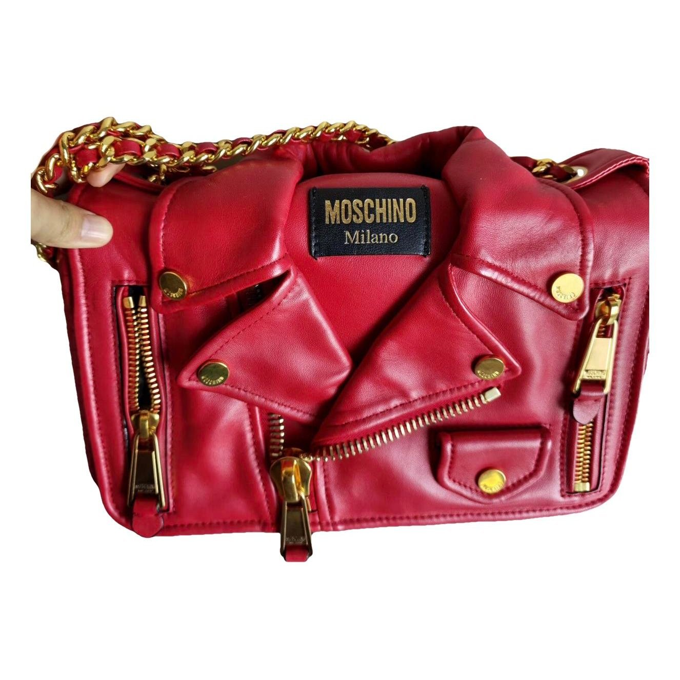Biker leather bag