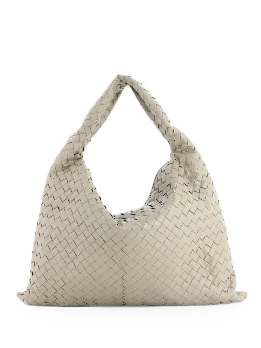 Hop Intrecciato Leather Large hobo bag