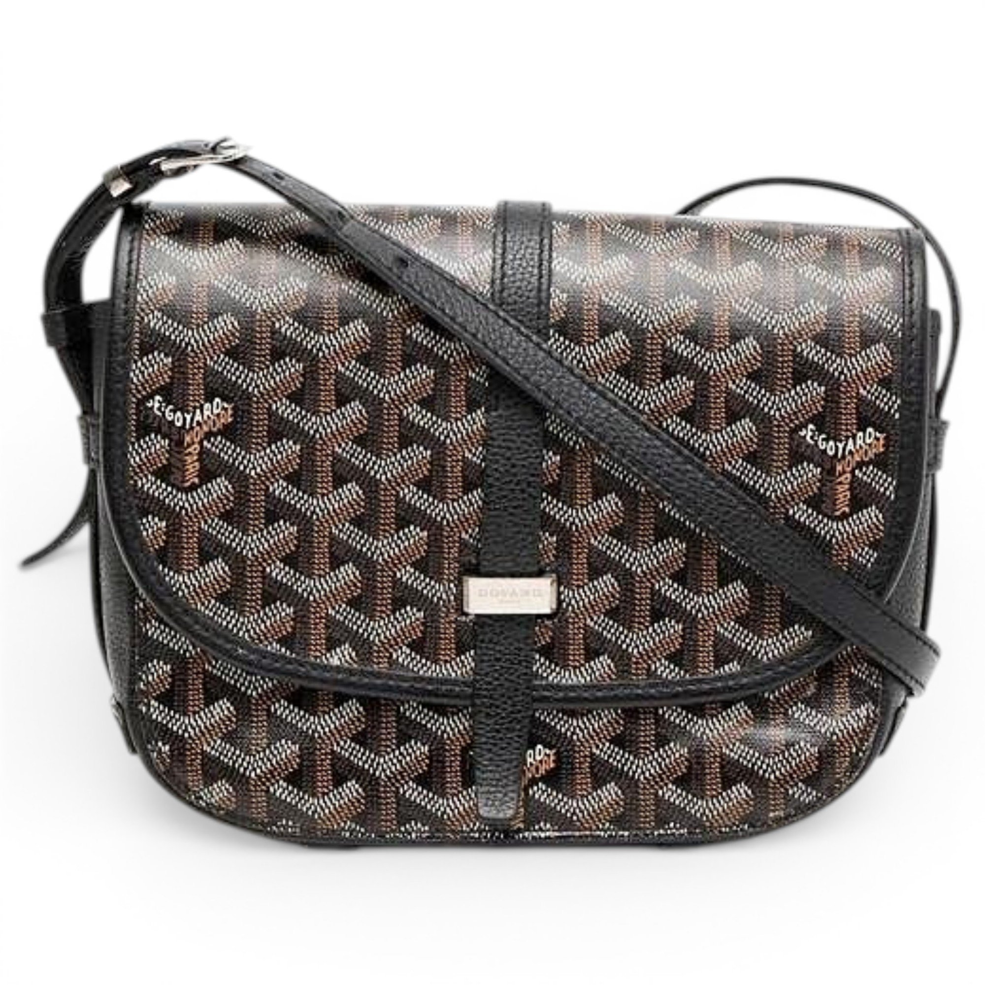 Goyard Belvedère cloth crossbody bag