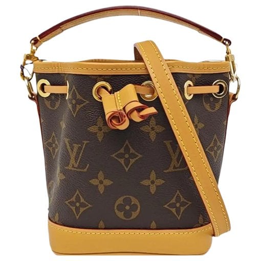 Nano Noé leather handbag