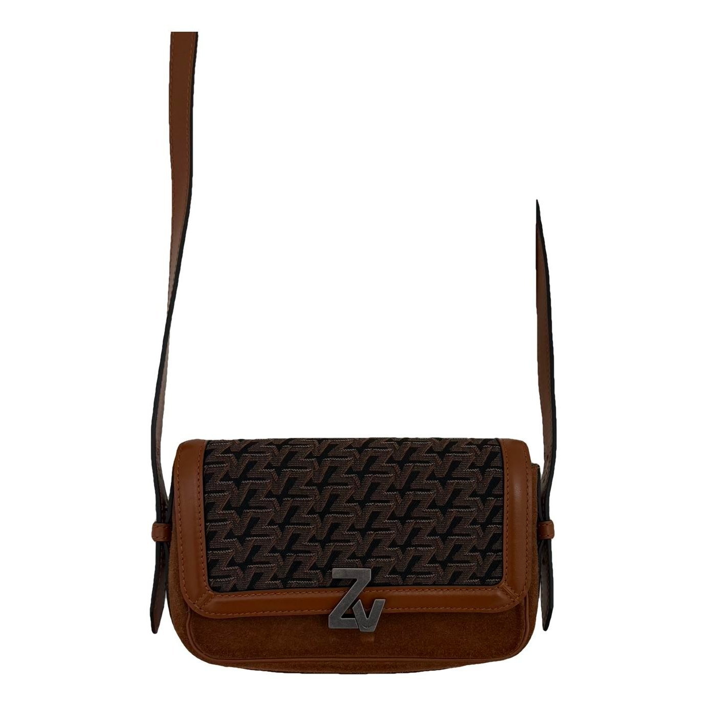Leather clutch bag