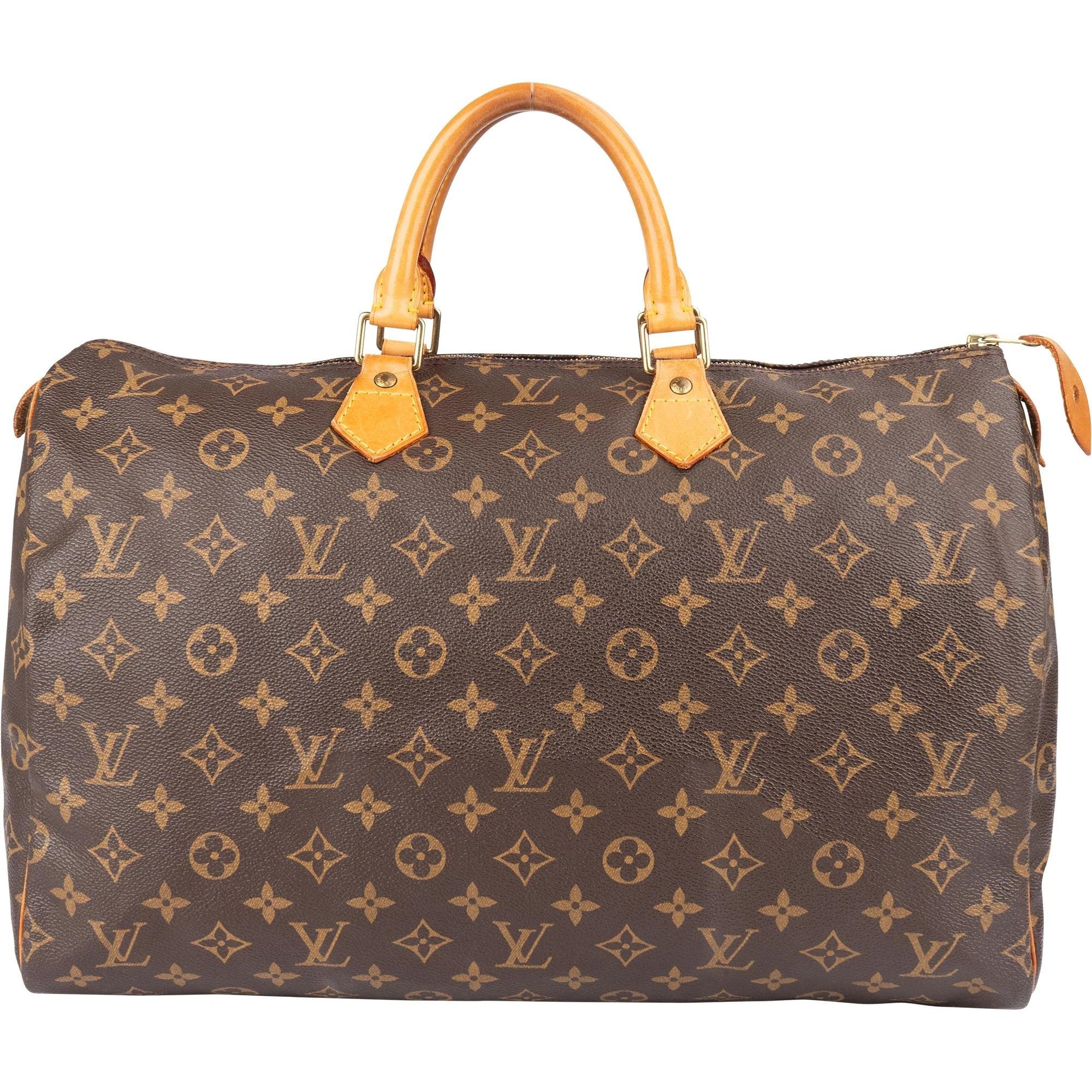 Speedy leather handbag