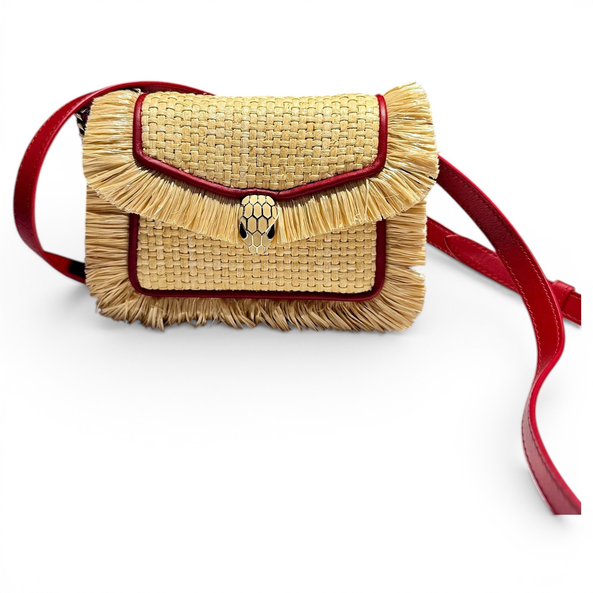Serpenti leather crossbody bag