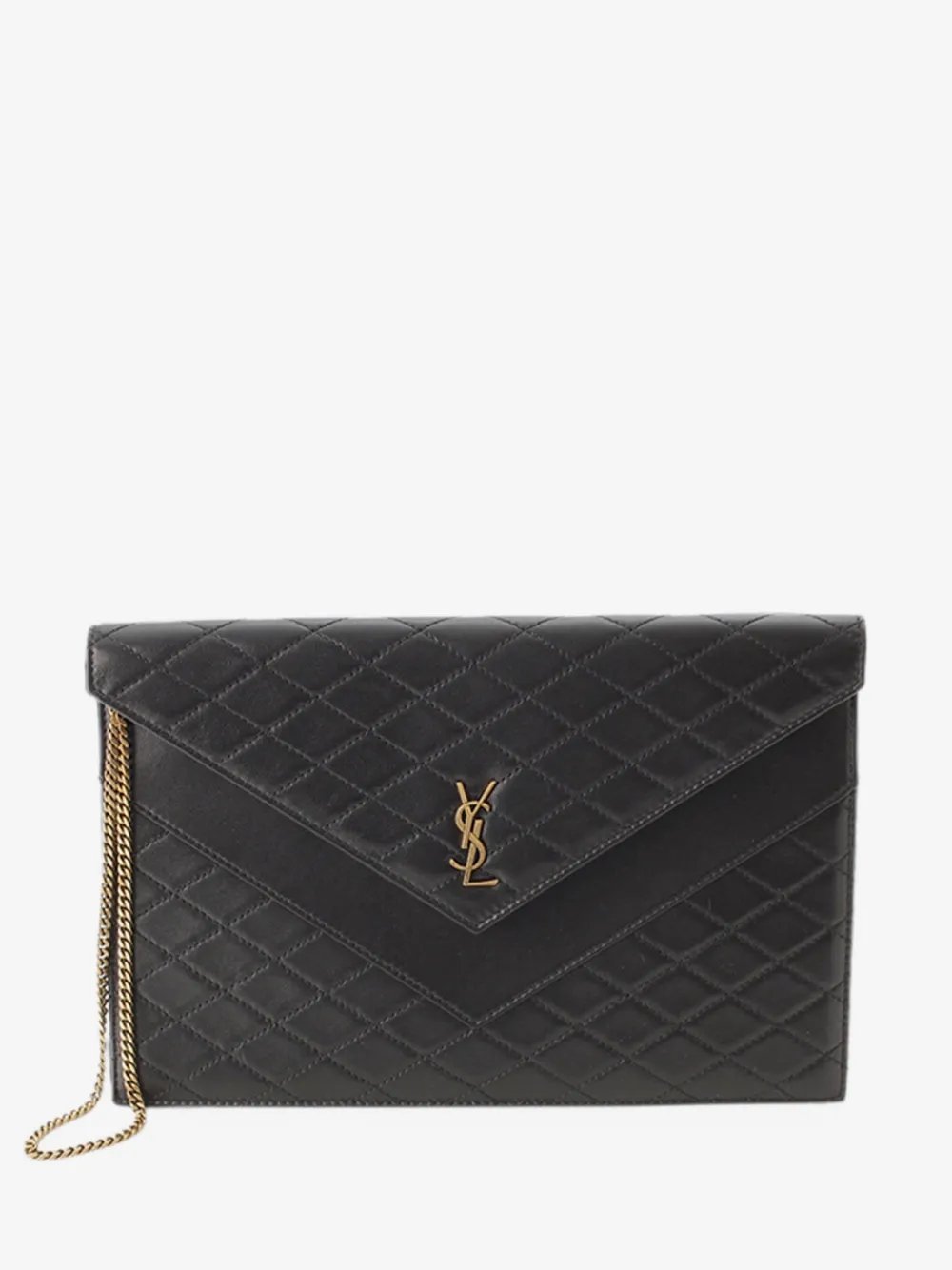 2021-2026 Matelasse Lambskin Gaby Double Flap Chain clutch bag