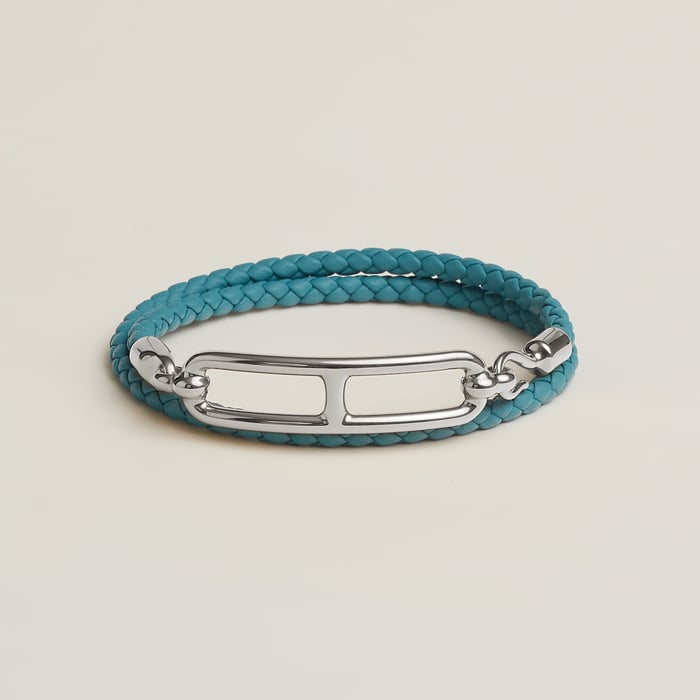 Bleu Jean Roulis Double Tour Bracelet