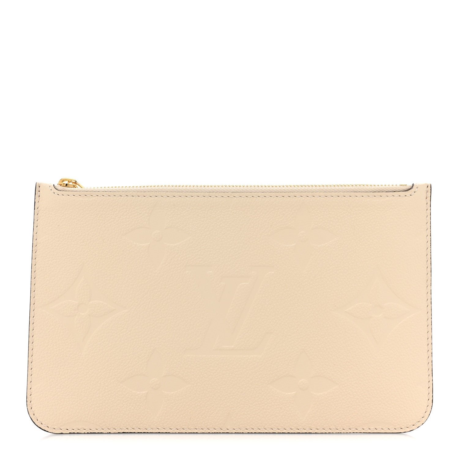 Louis Vuitton Empreinte Monogram Giant Neverfull MM Pochette Cream