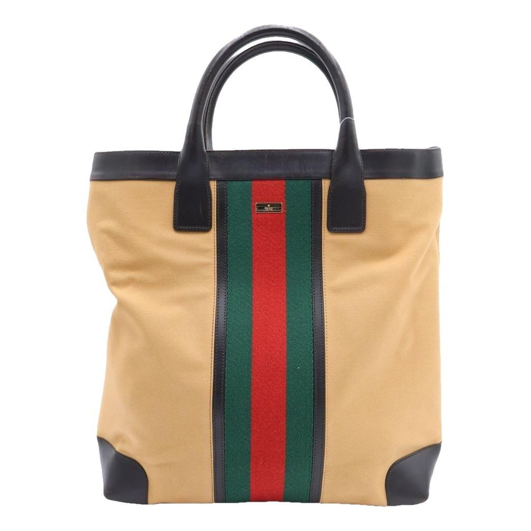 Leather tote
