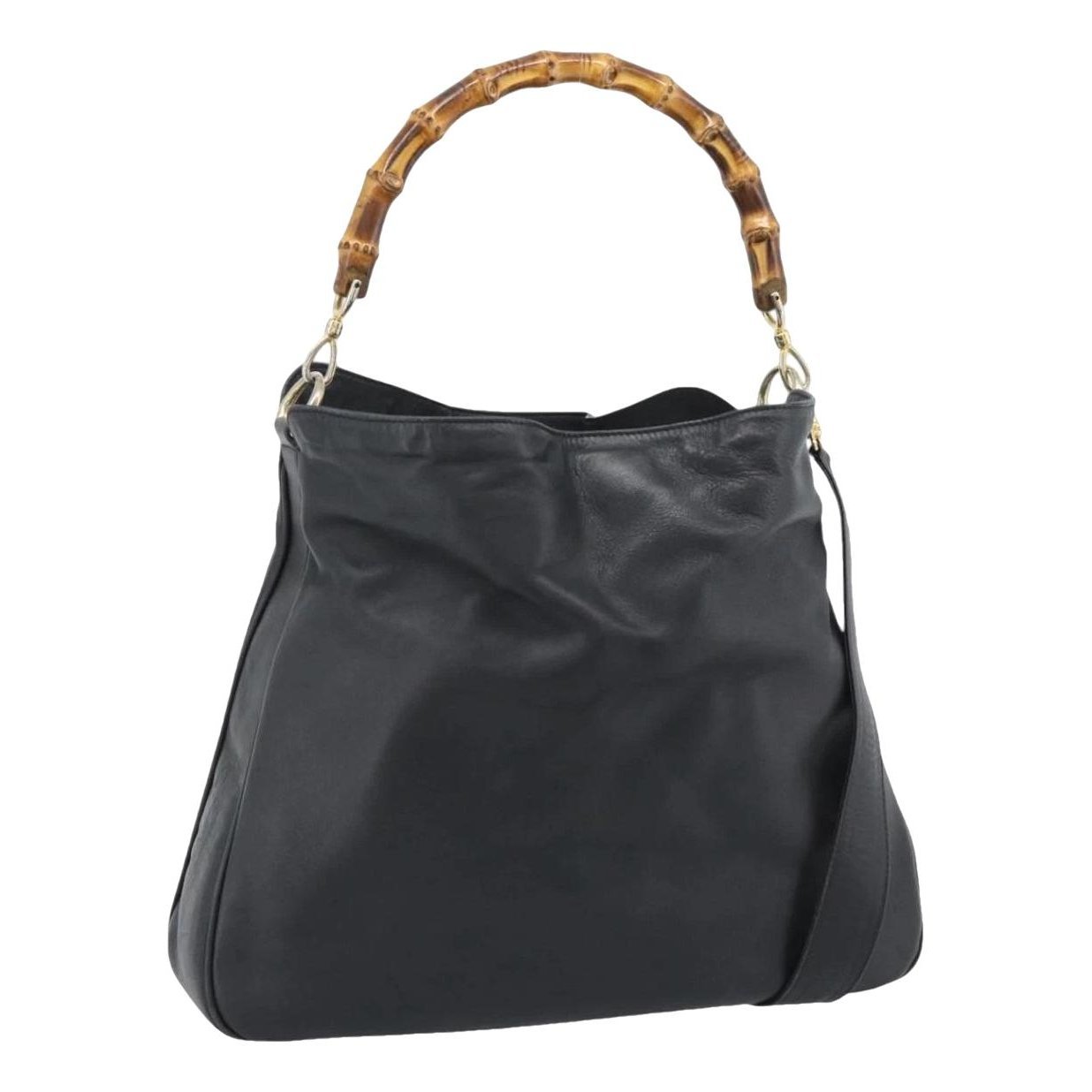 Bamboo leather handbag
