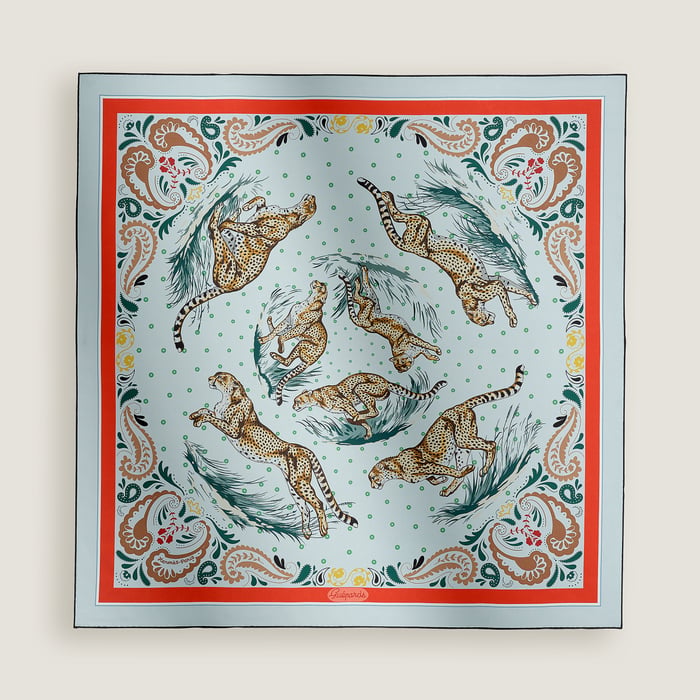 Guepards Bandana Double Face Scarf 90