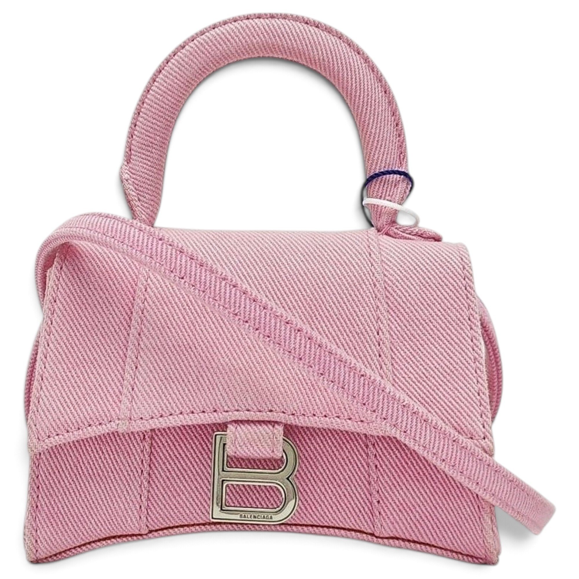 Hourglass cloth handbag