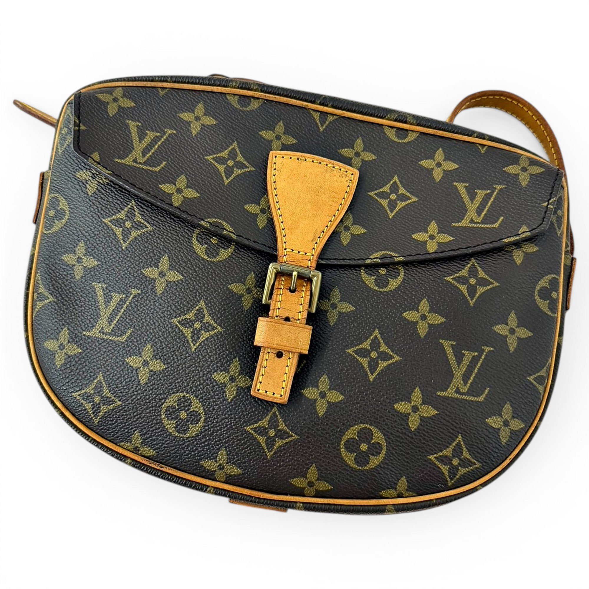 Jeune fille leather crossbody bag
