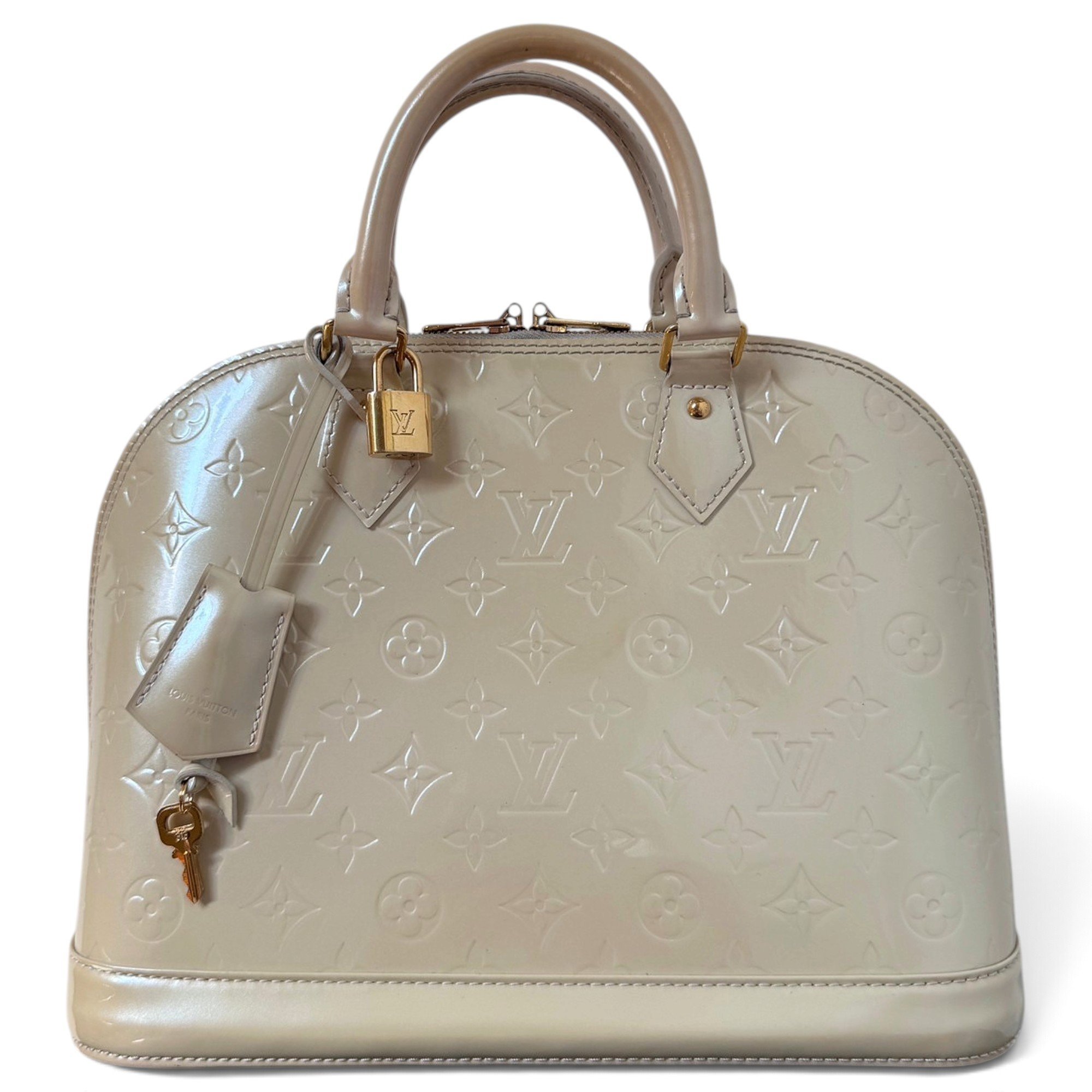 Alma patent leather handbag