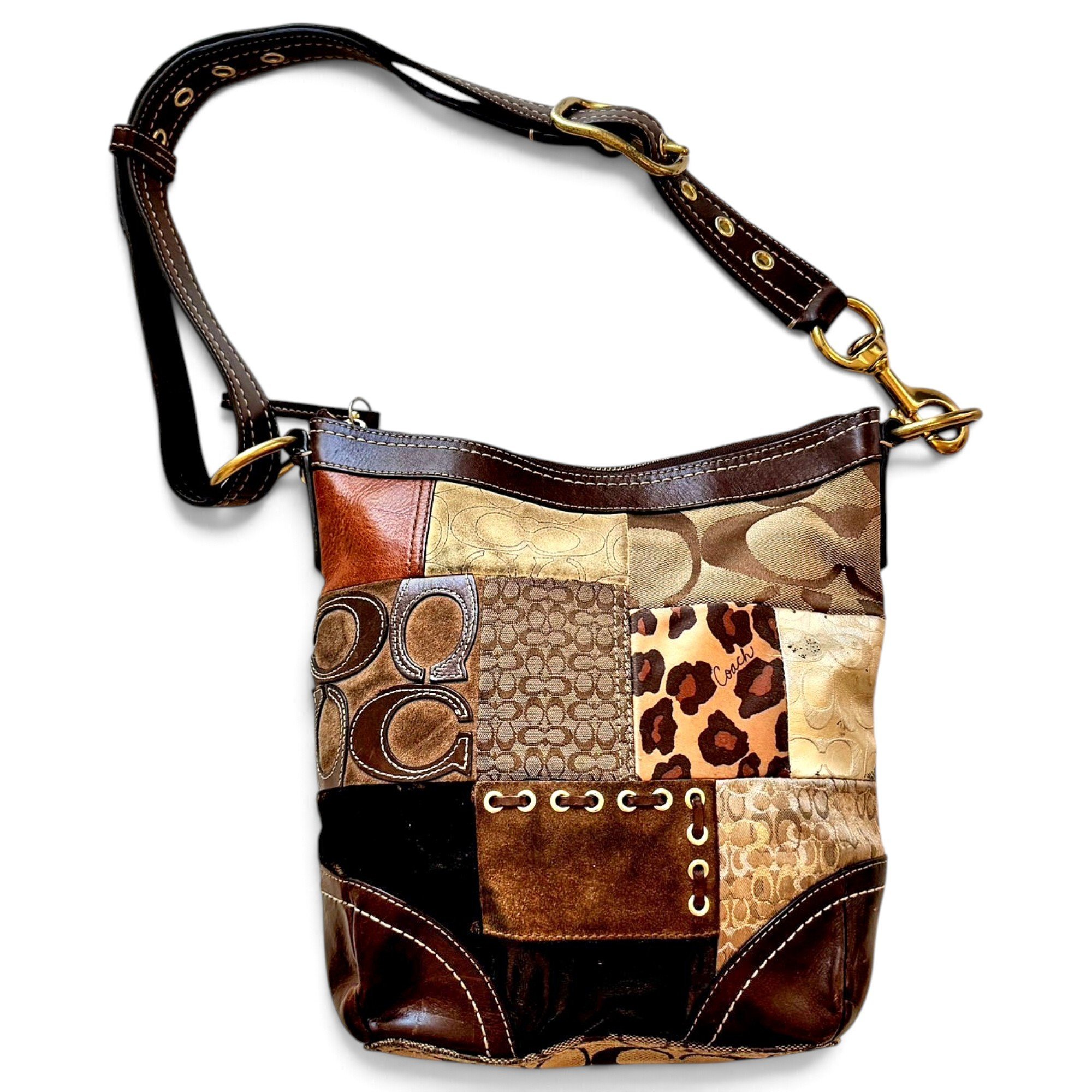 Leather handbag
