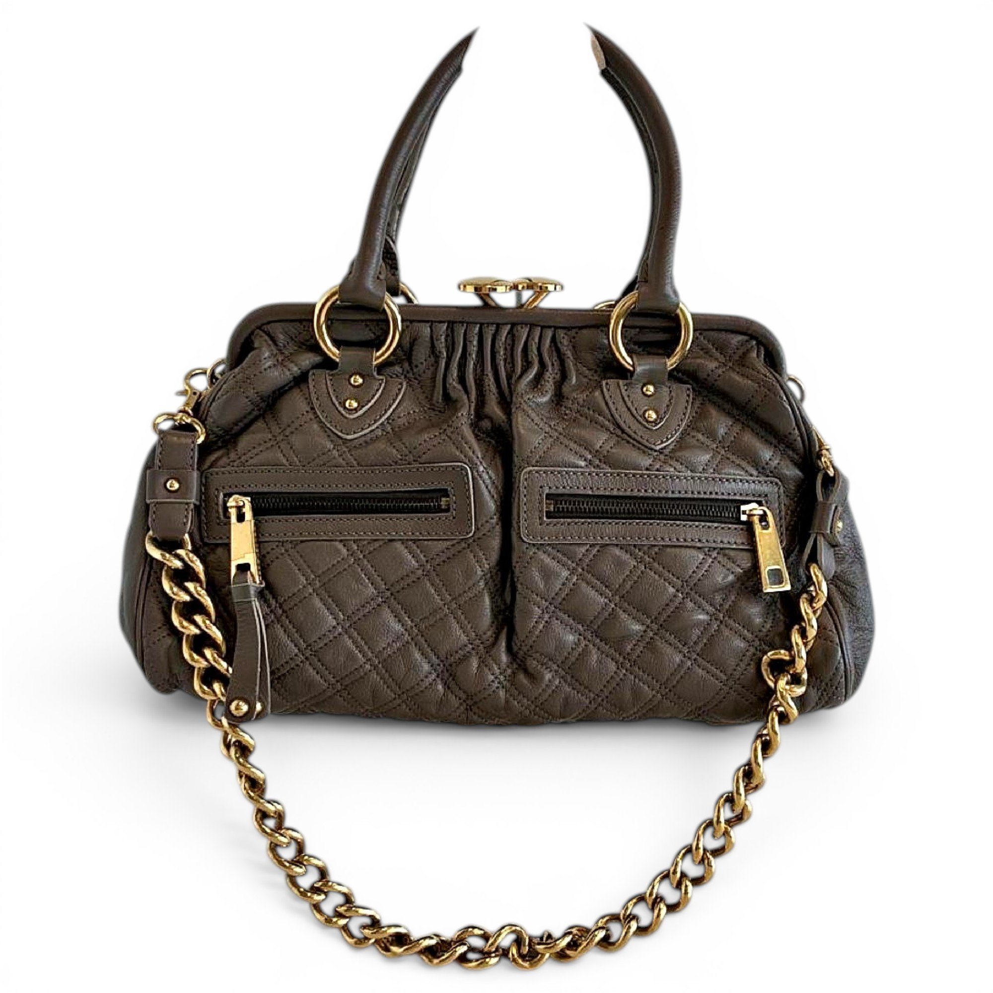 Stam leather handbag