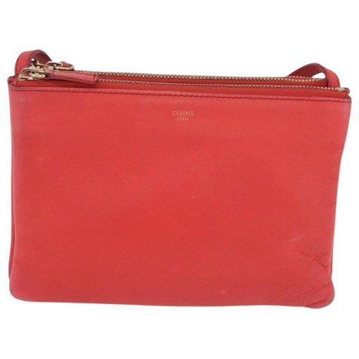 Trio leather crossbody bag