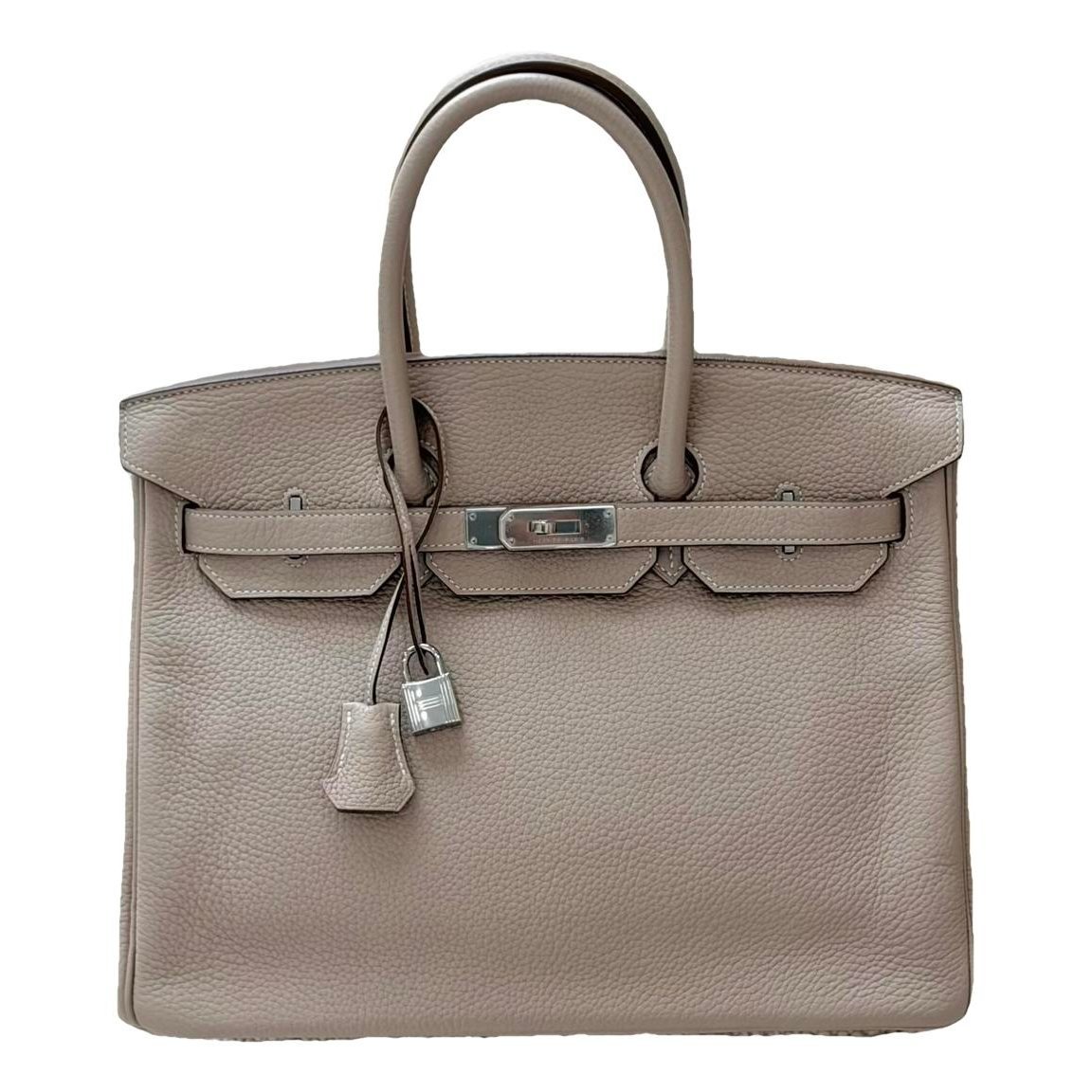 Birkin 35 leather handbag