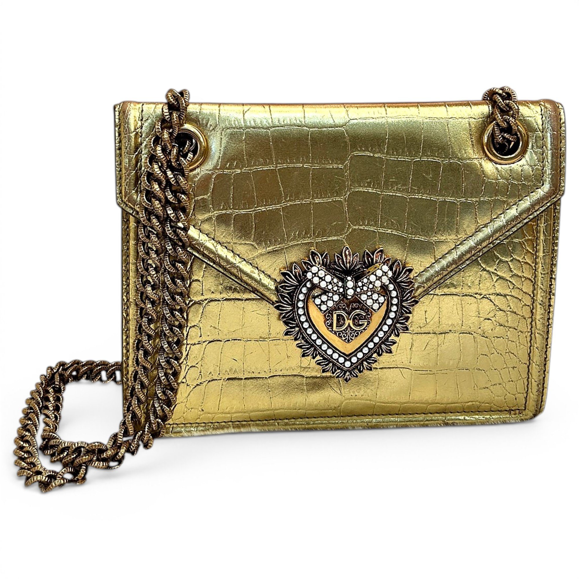 Dolce & Gabbana Devotion vegan leather crossbody bag