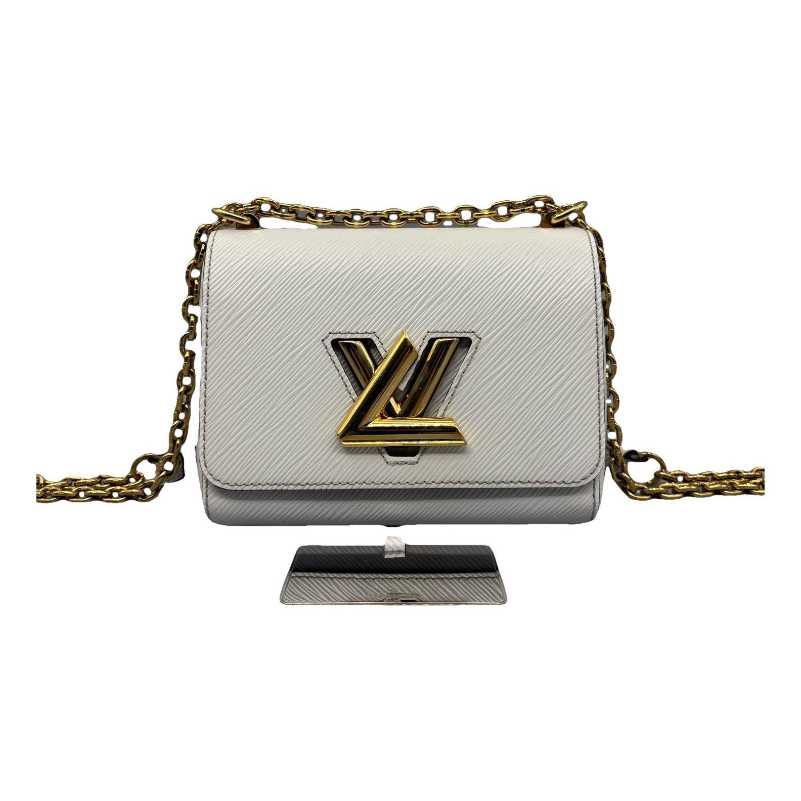Twist leather crossbody bag