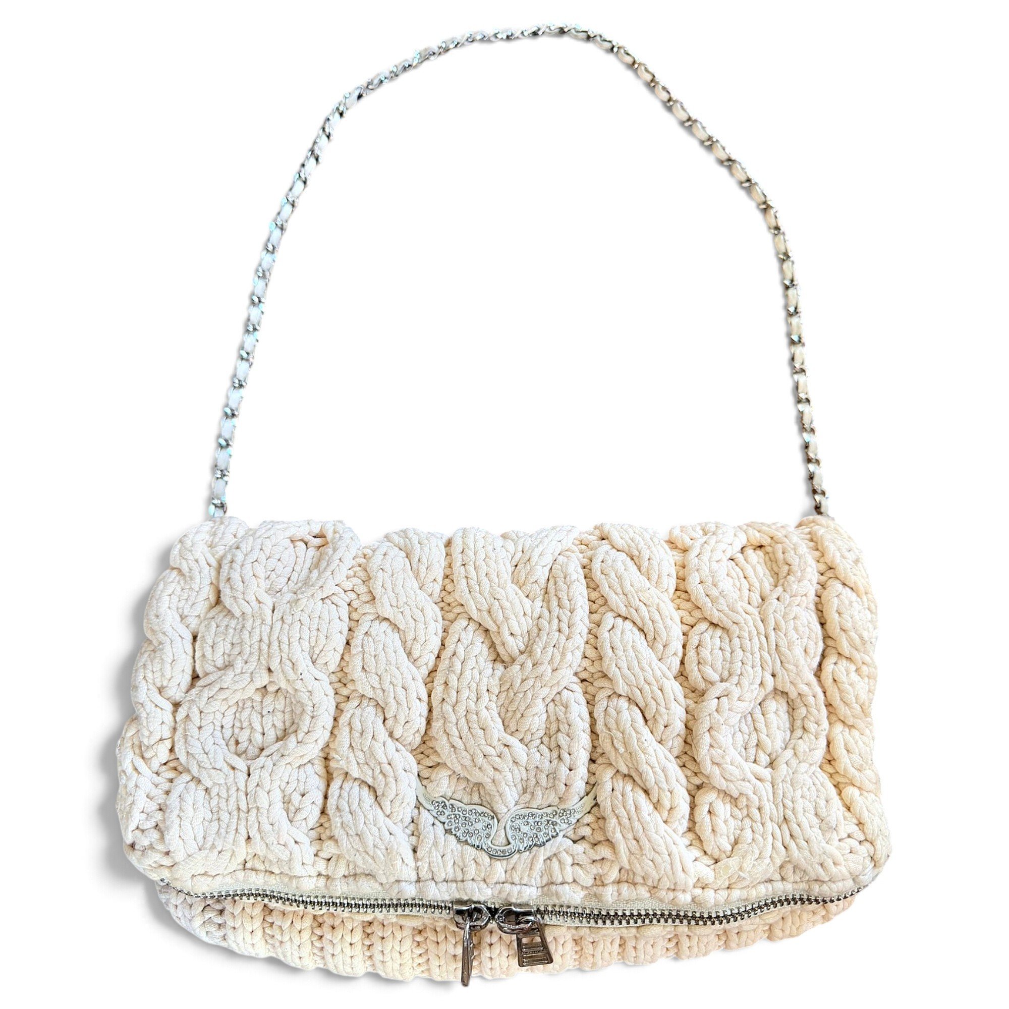 Rock wool crossbody bag