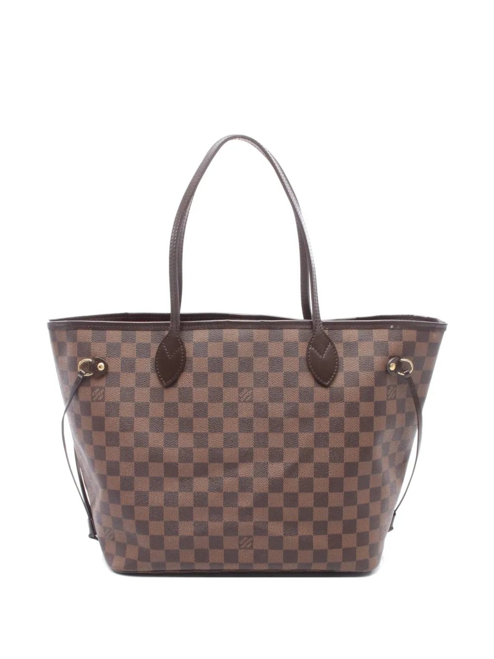 2012 Neverfull MM Damier Ebene tote bag