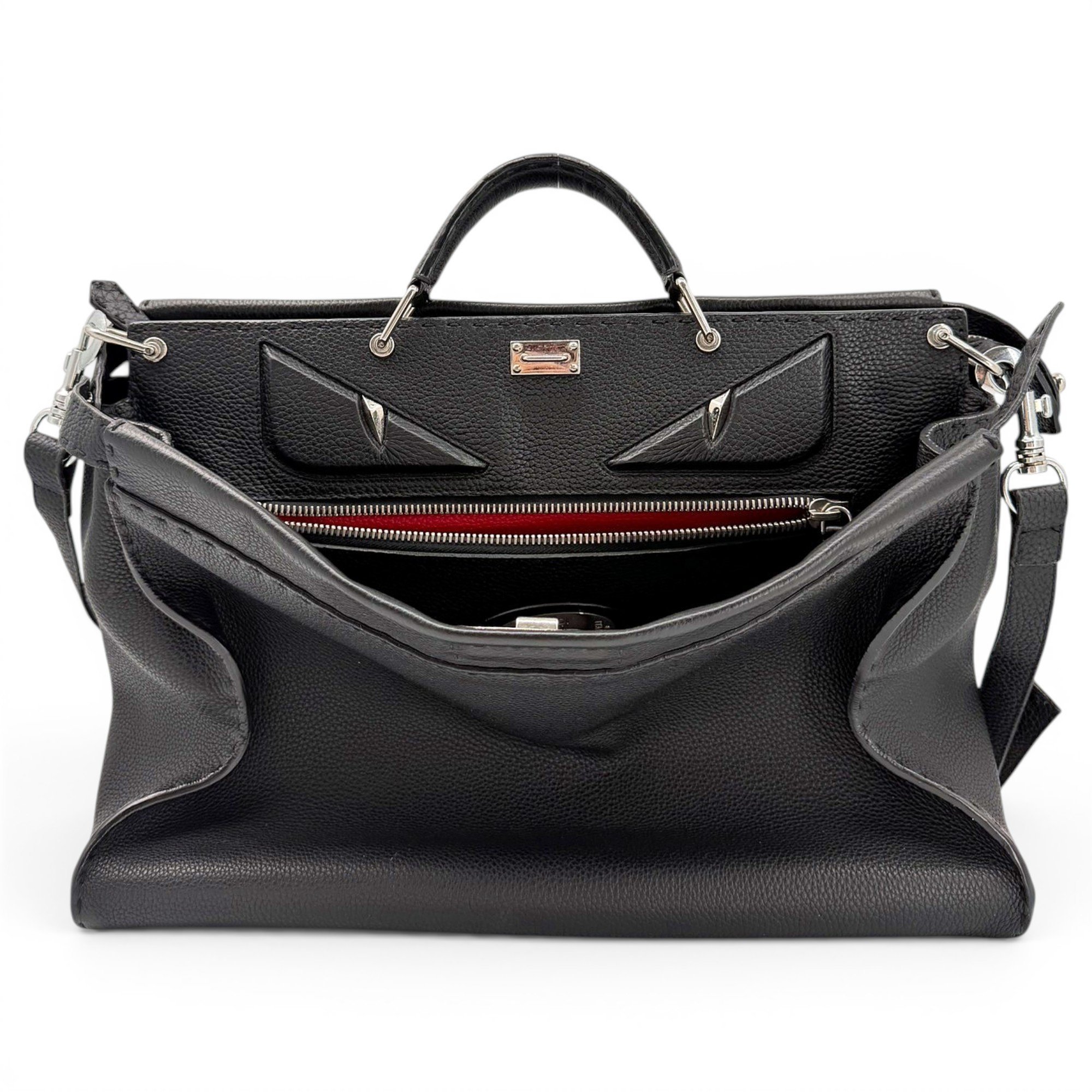 Peekaboo leather handbag