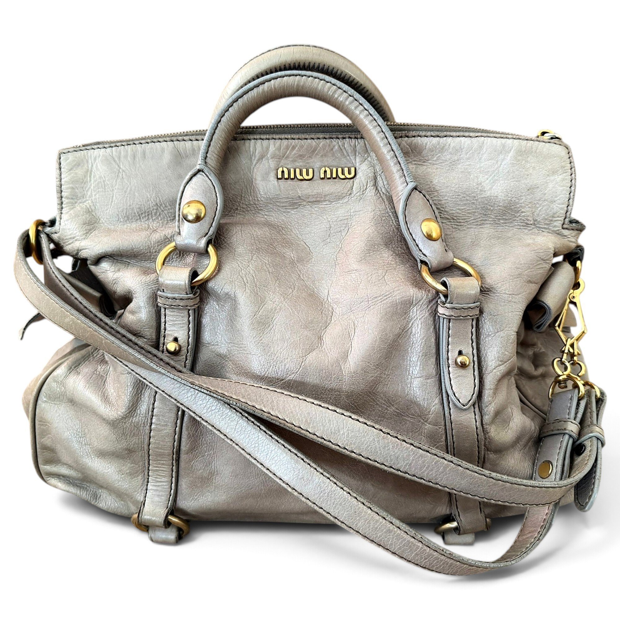 Vitello leather handbag