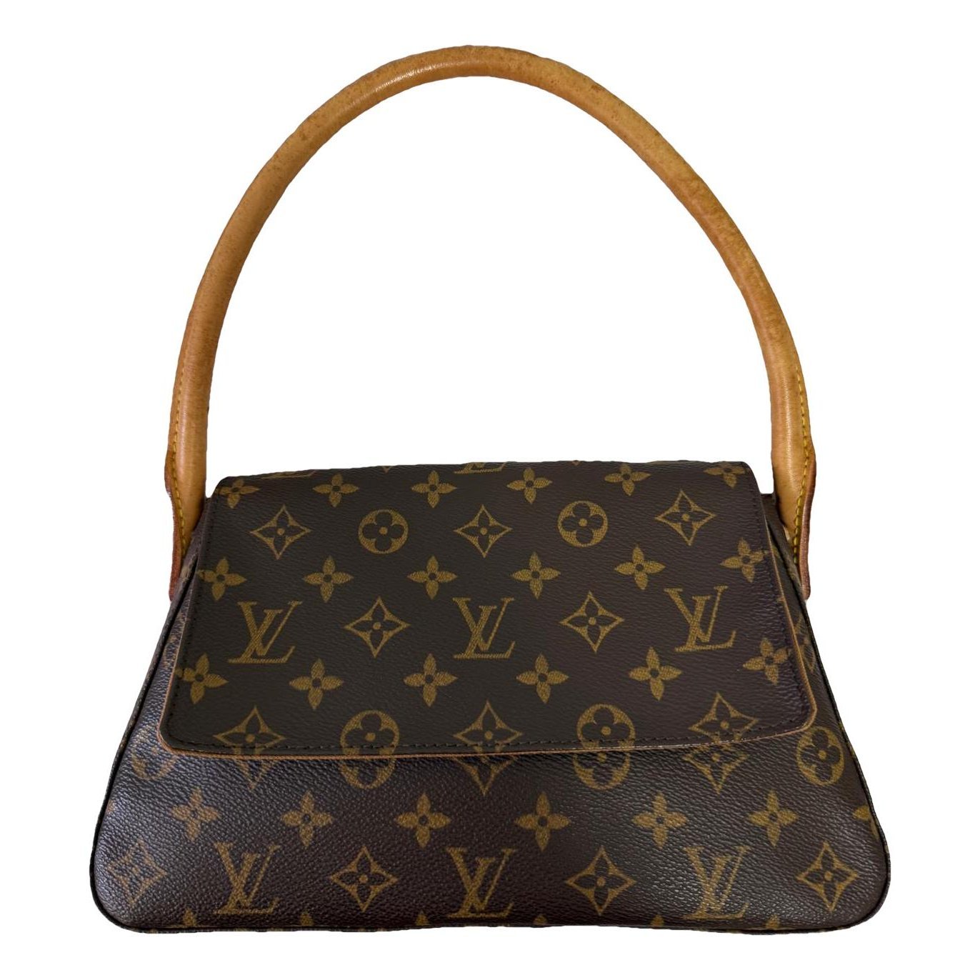 Looping cloth handbag