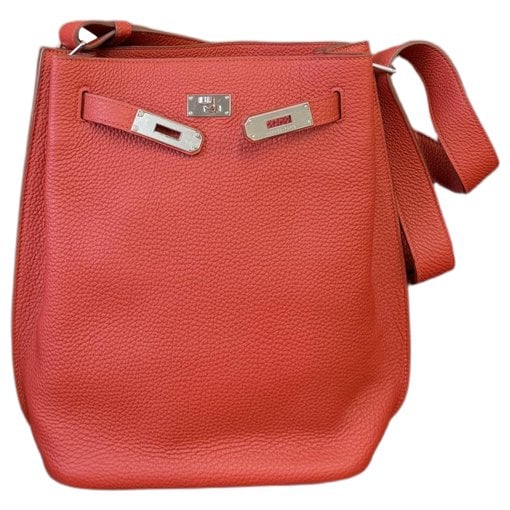 So Kelly leather handbag