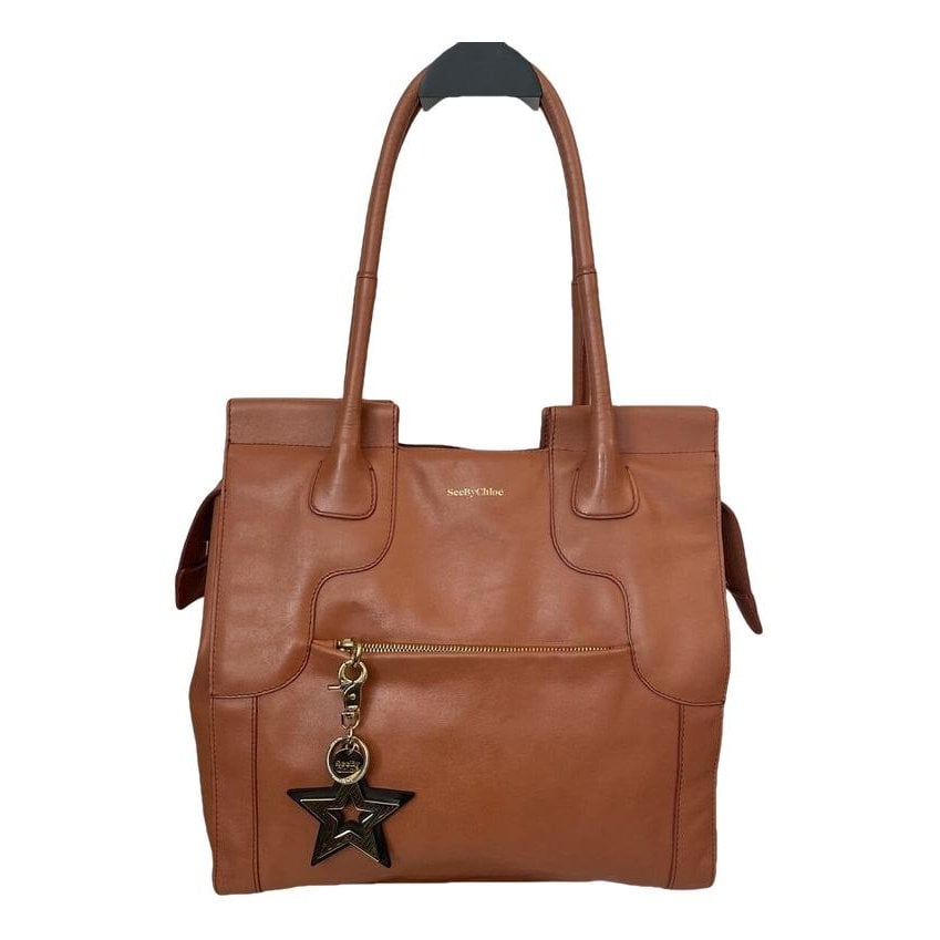 Leather tote