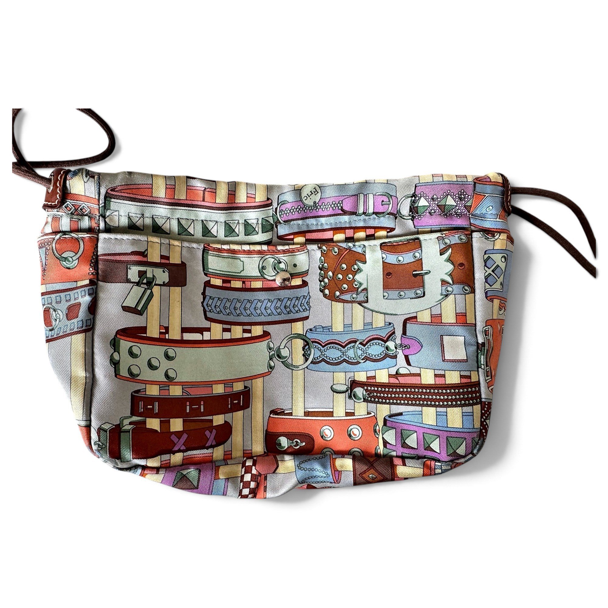 Fourbi silk clutch bag