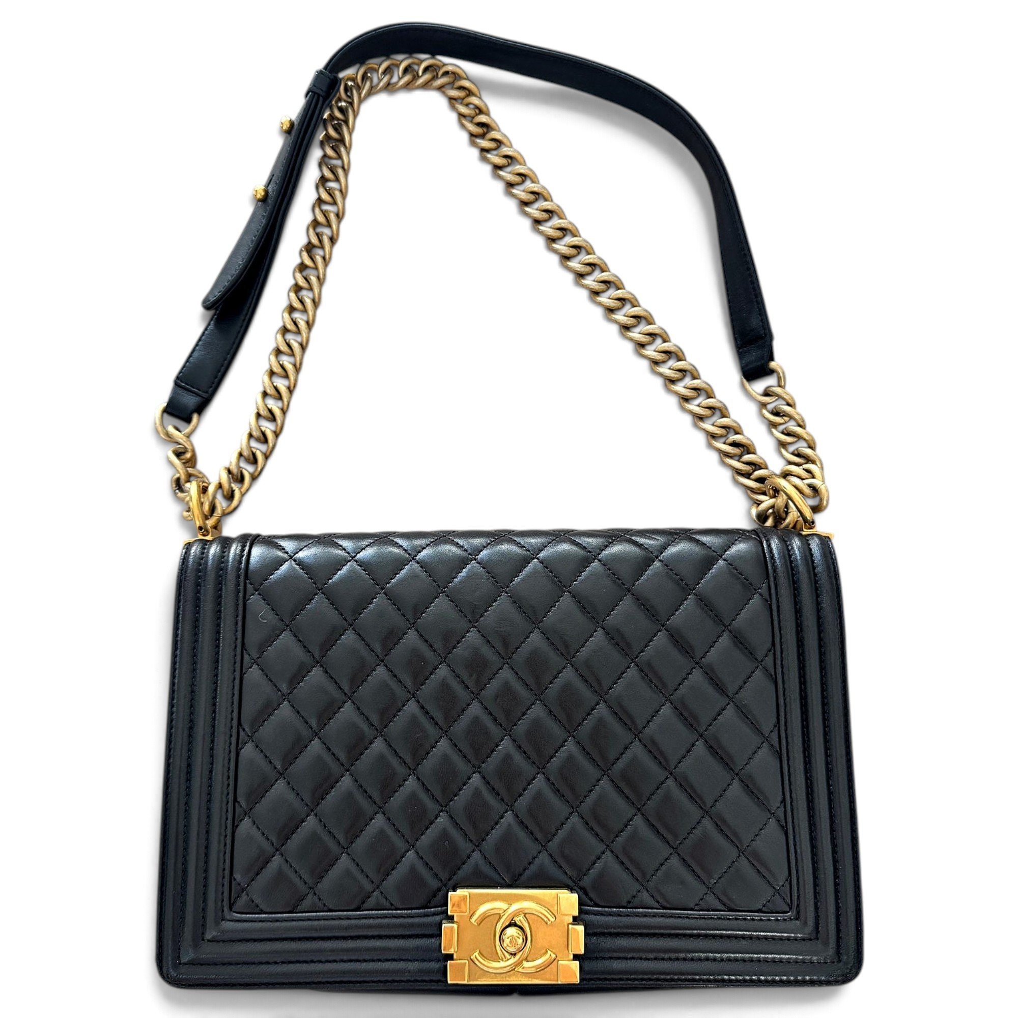 Boy leather crossbody bag