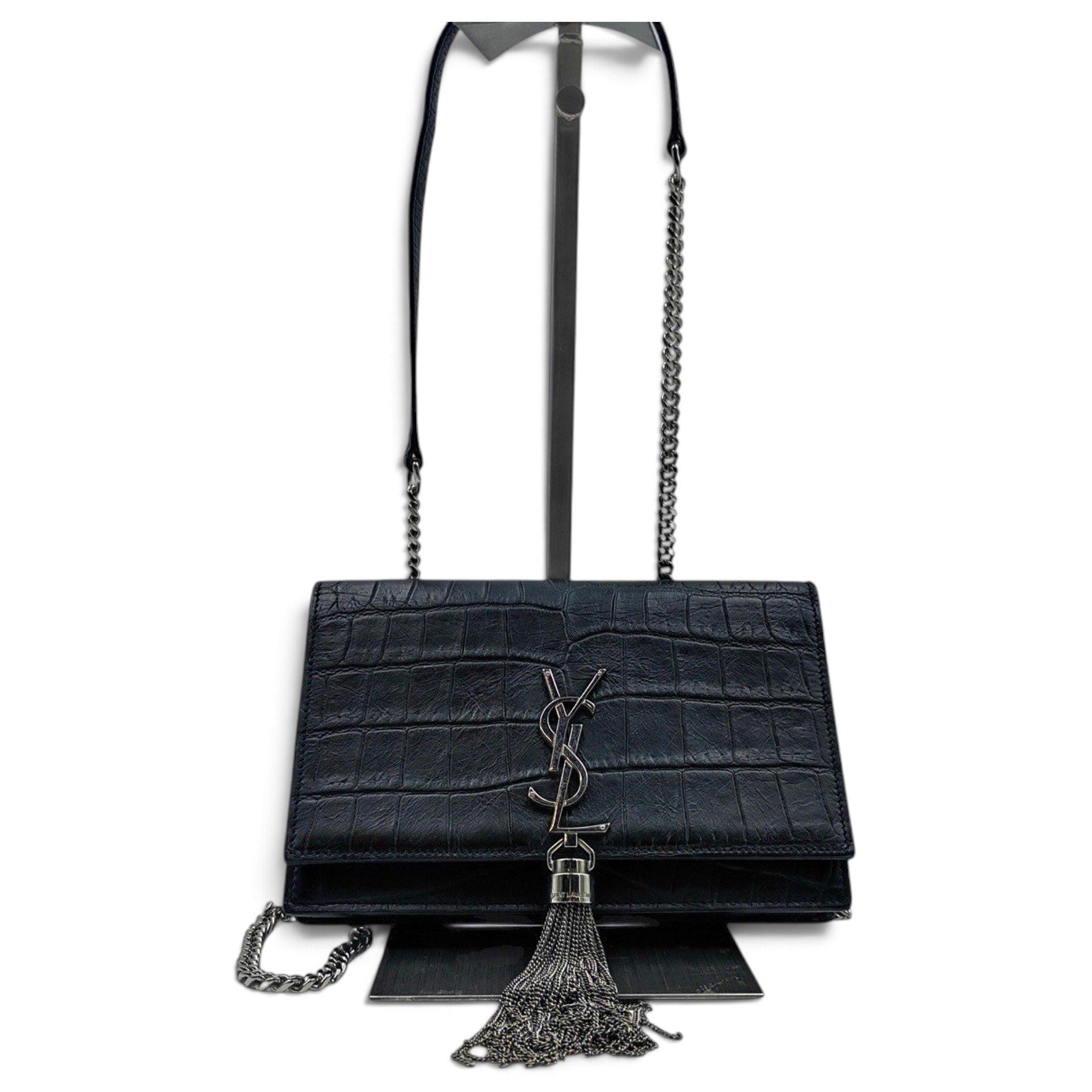 Pompom Kate leather crossbody bag