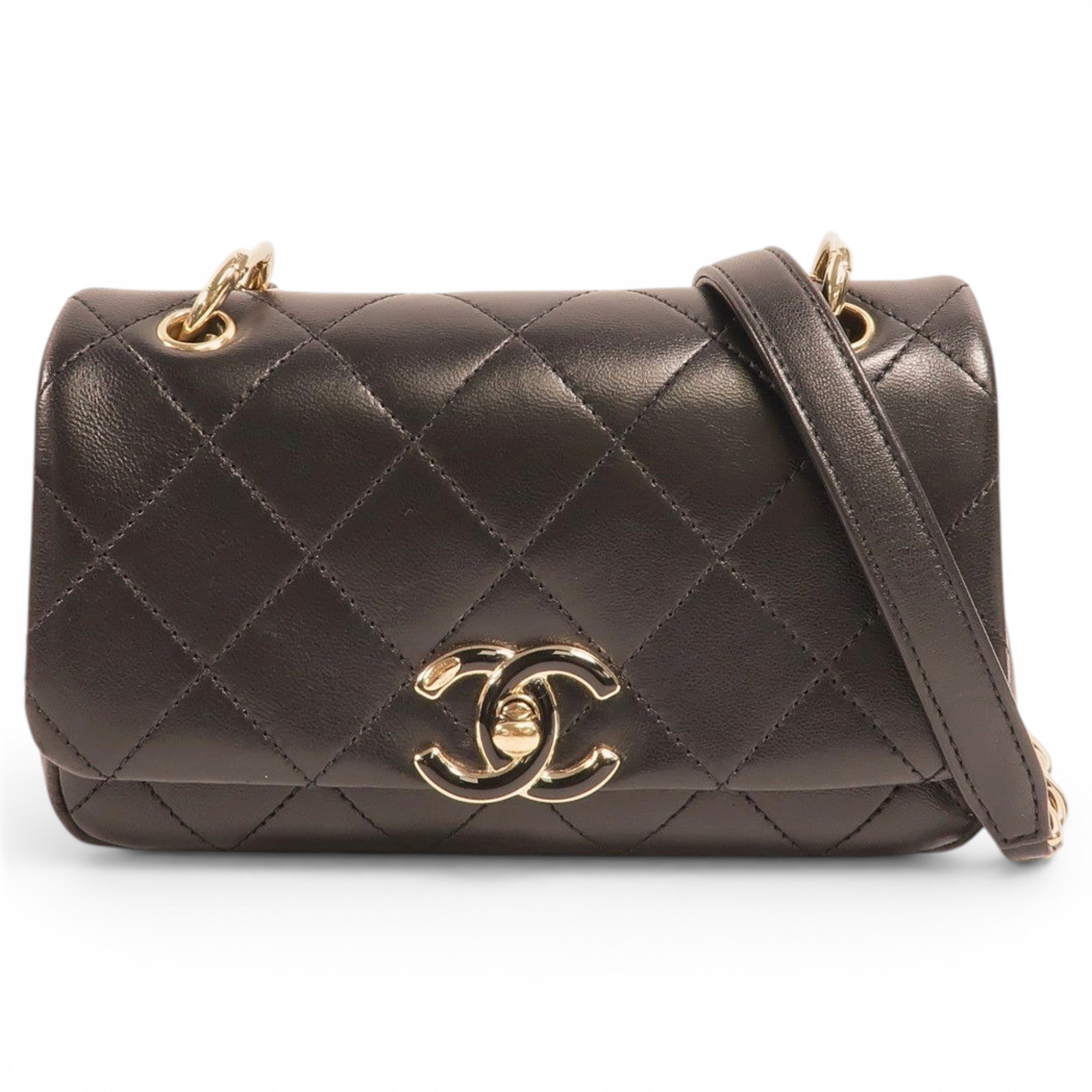 Wallet On Chain Timeless/Classique leather crossbody bag