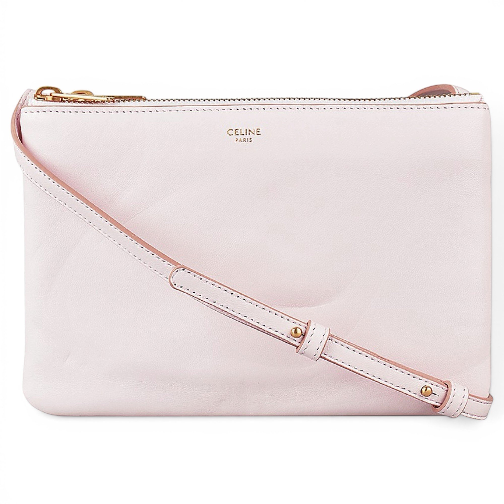 Trio leather crossbody bag