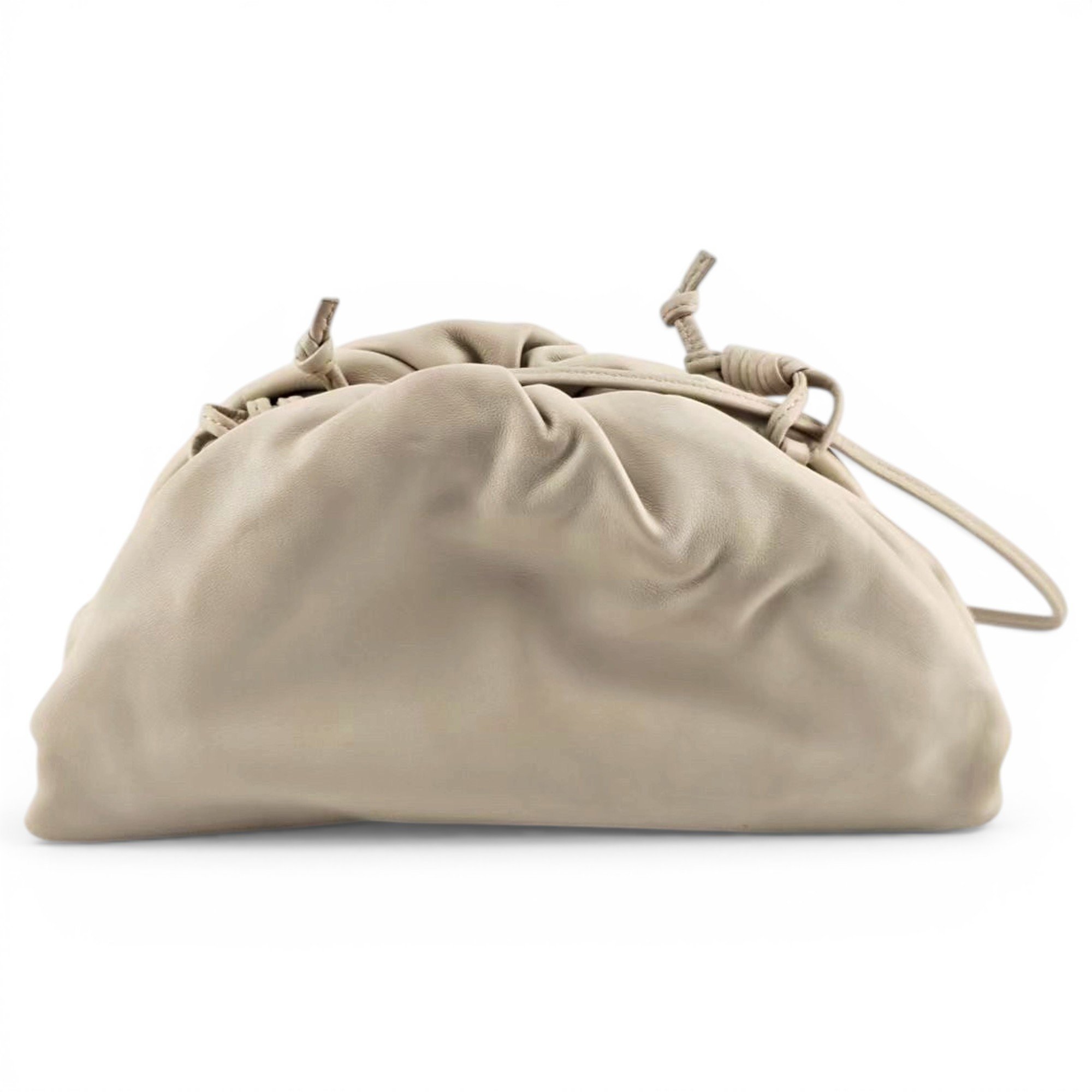Pouch leather handbag
