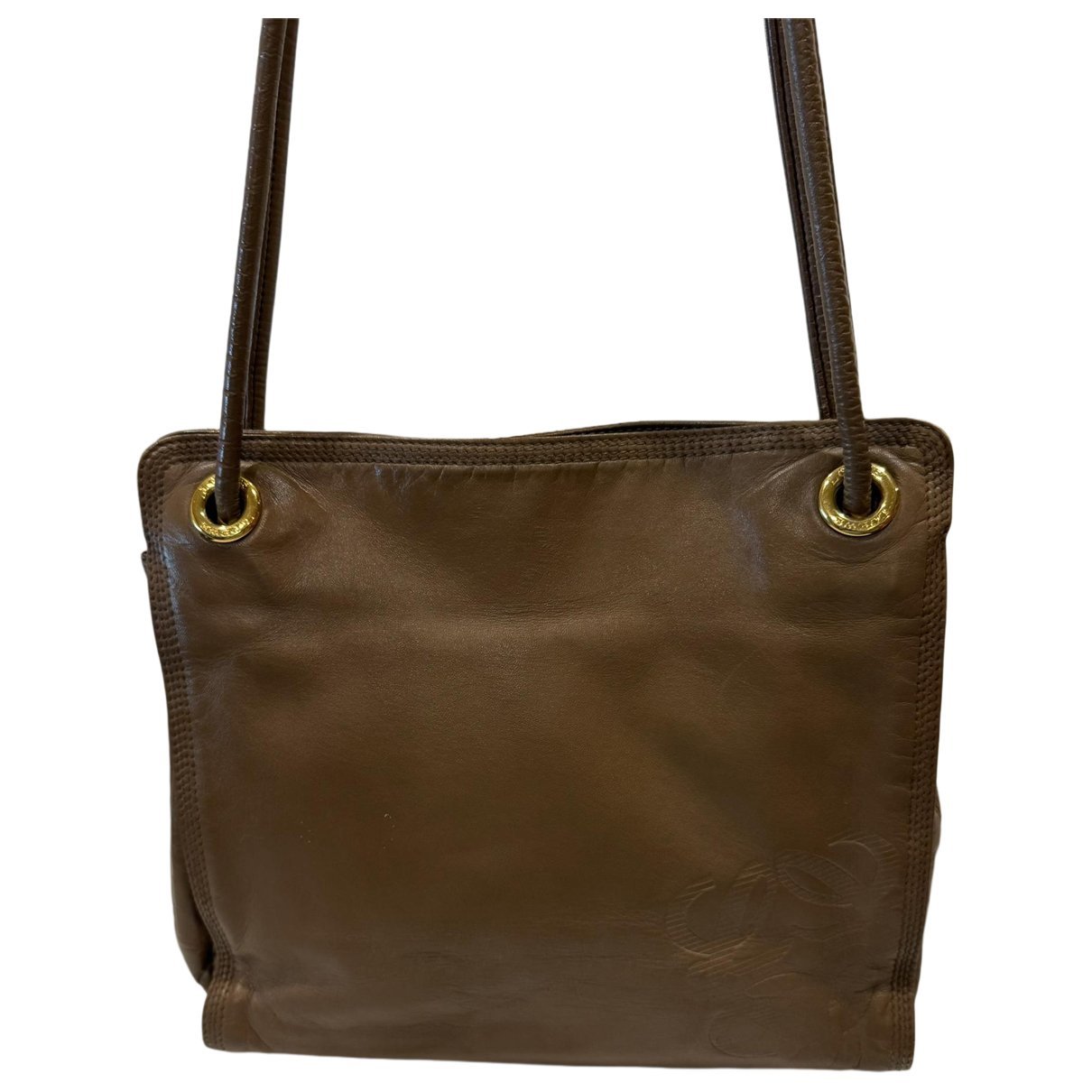 Leather tote
