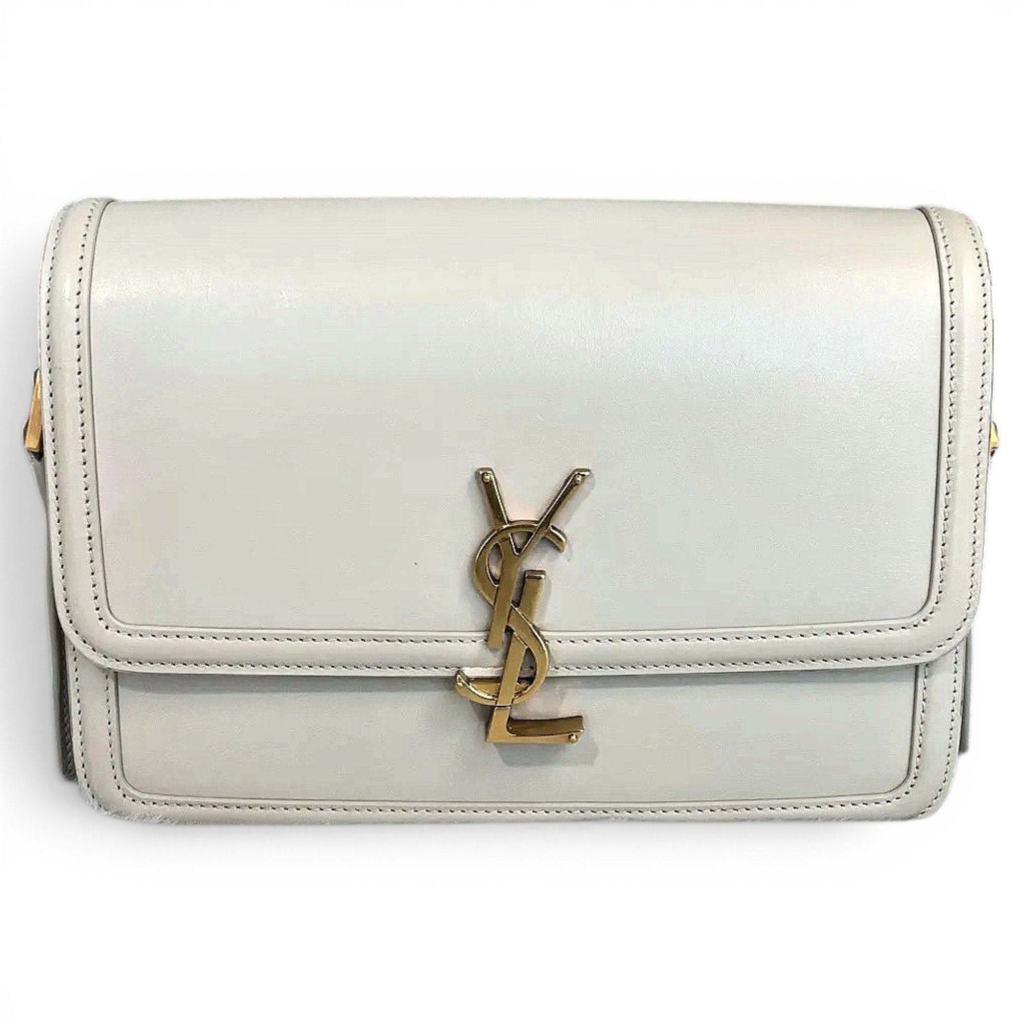 Solférino leather handbag