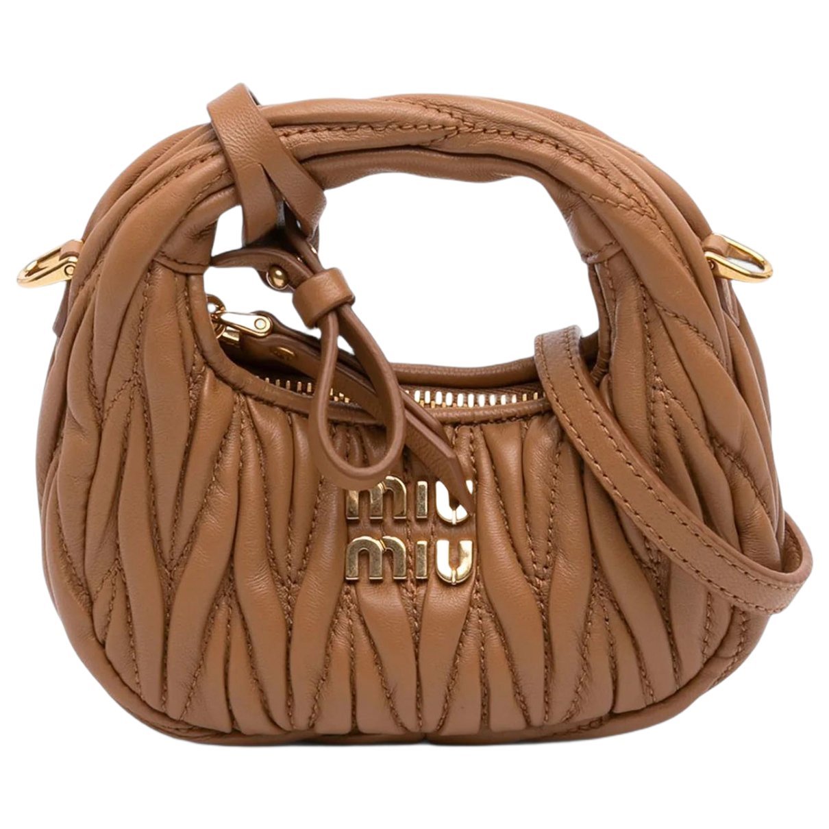 Matelassé leather bag