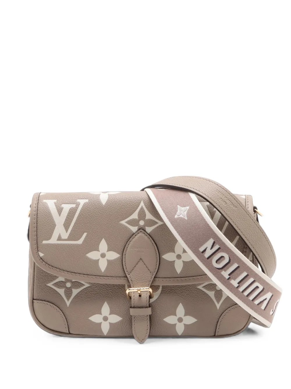 2010-2026 Bicolor Monogram Empreinte Giant Diane satchel