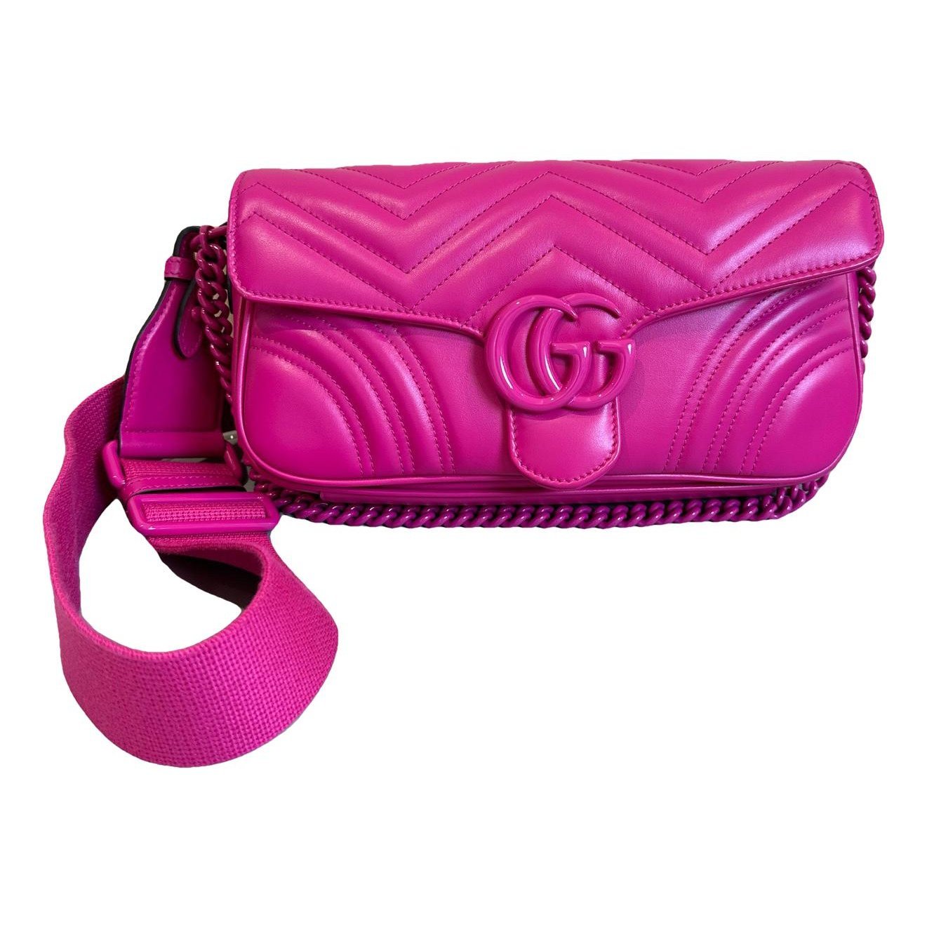 GG Marmont Flap leather handbag