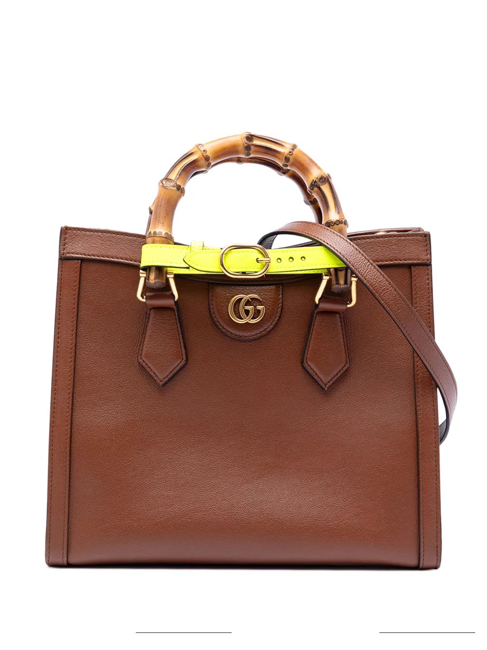 2016-2026 Medium Leather Bamboo Diana satchel