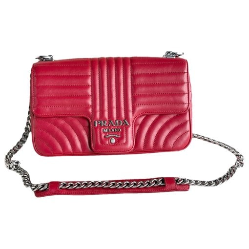 Diagramme leather handbag