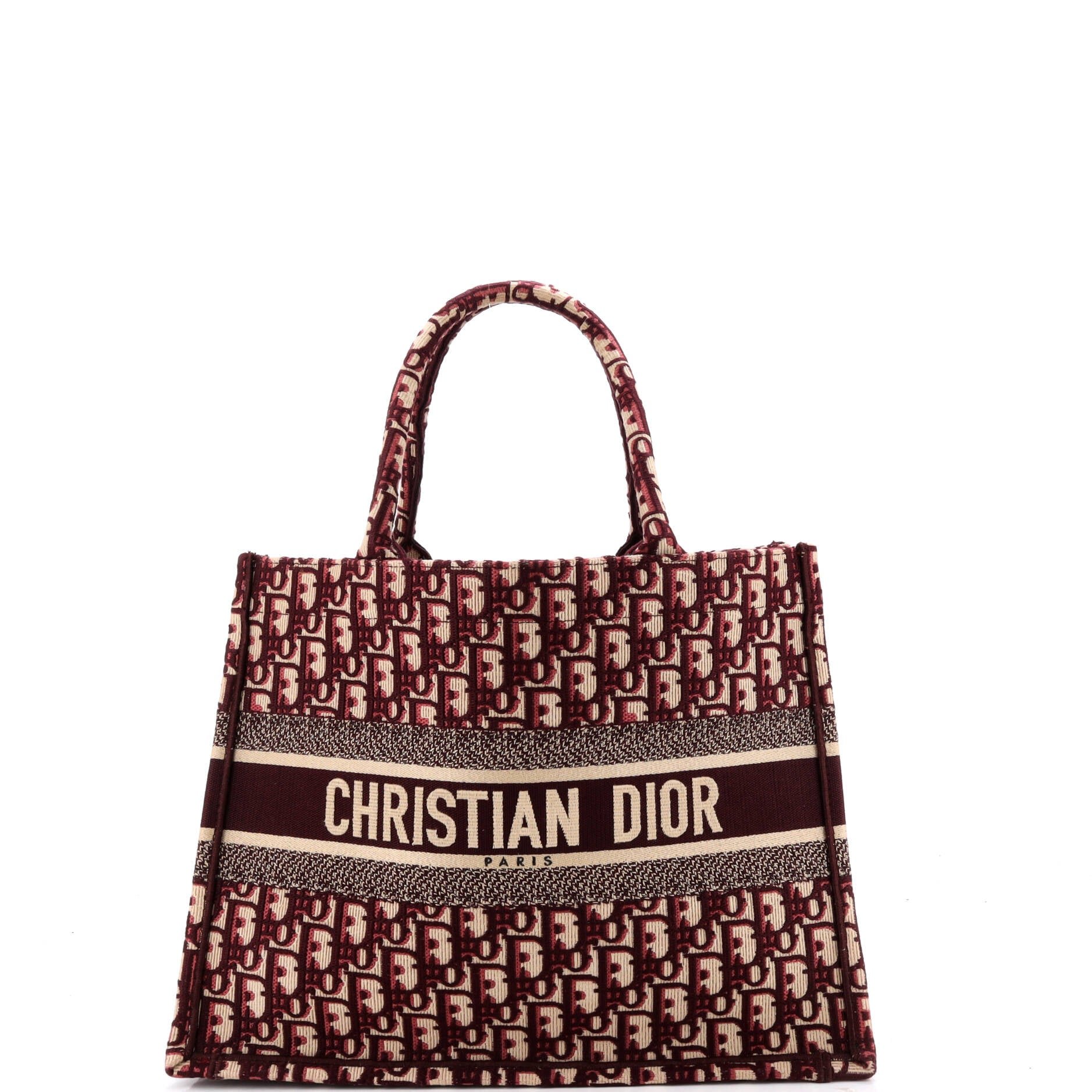 Book Tote Oblique Canvas Medium
