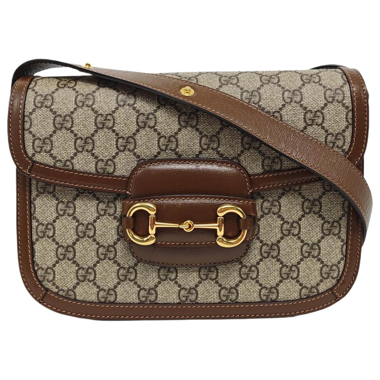 Handle Horsebit 1955 leather crossbody bag
