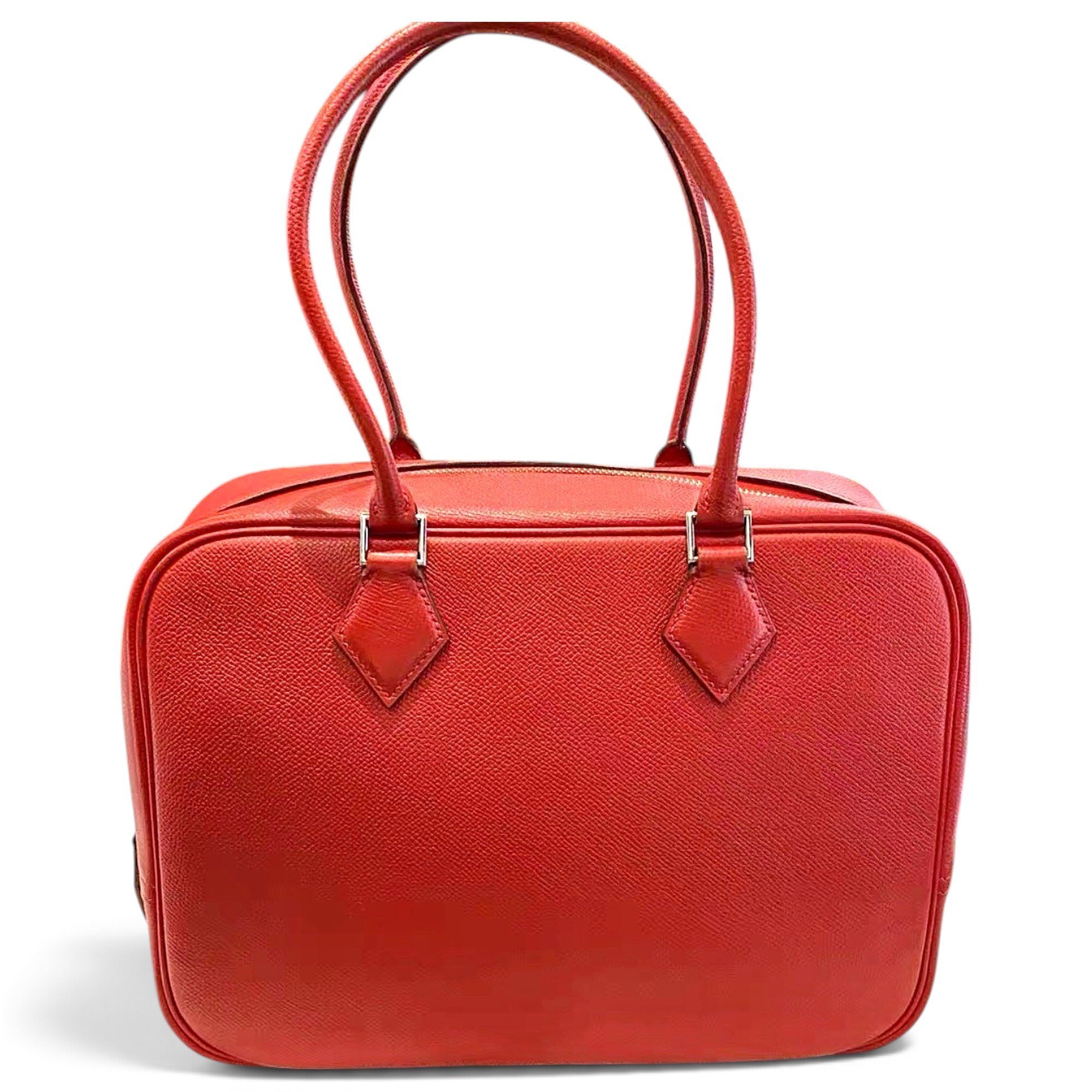Plume leather handbag