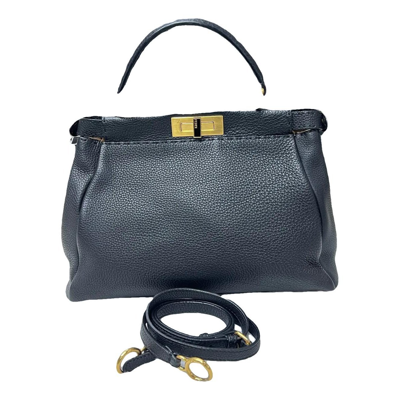 Peekaboo leather handbag