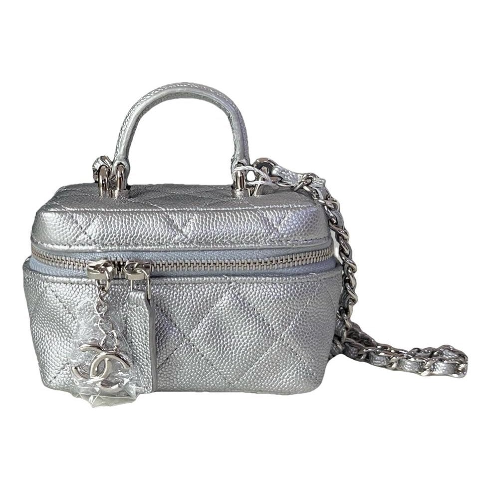 Trendy CC Vanity leather handbag