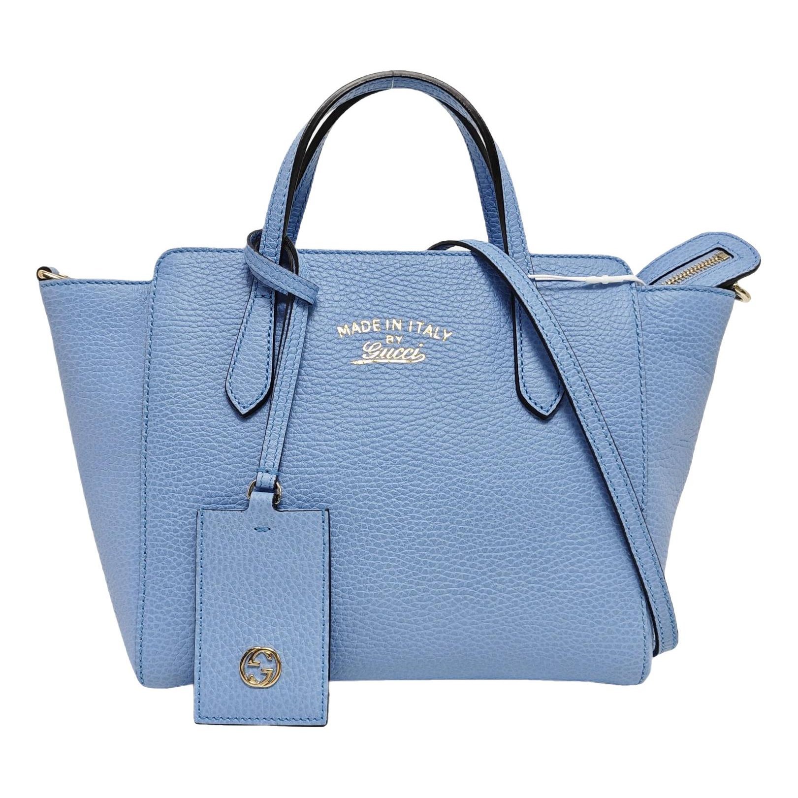 Swing leather tote