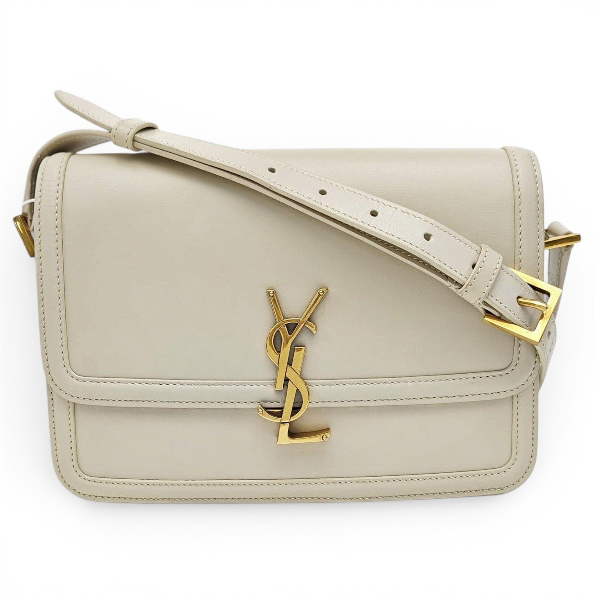 Solférino leather handbag