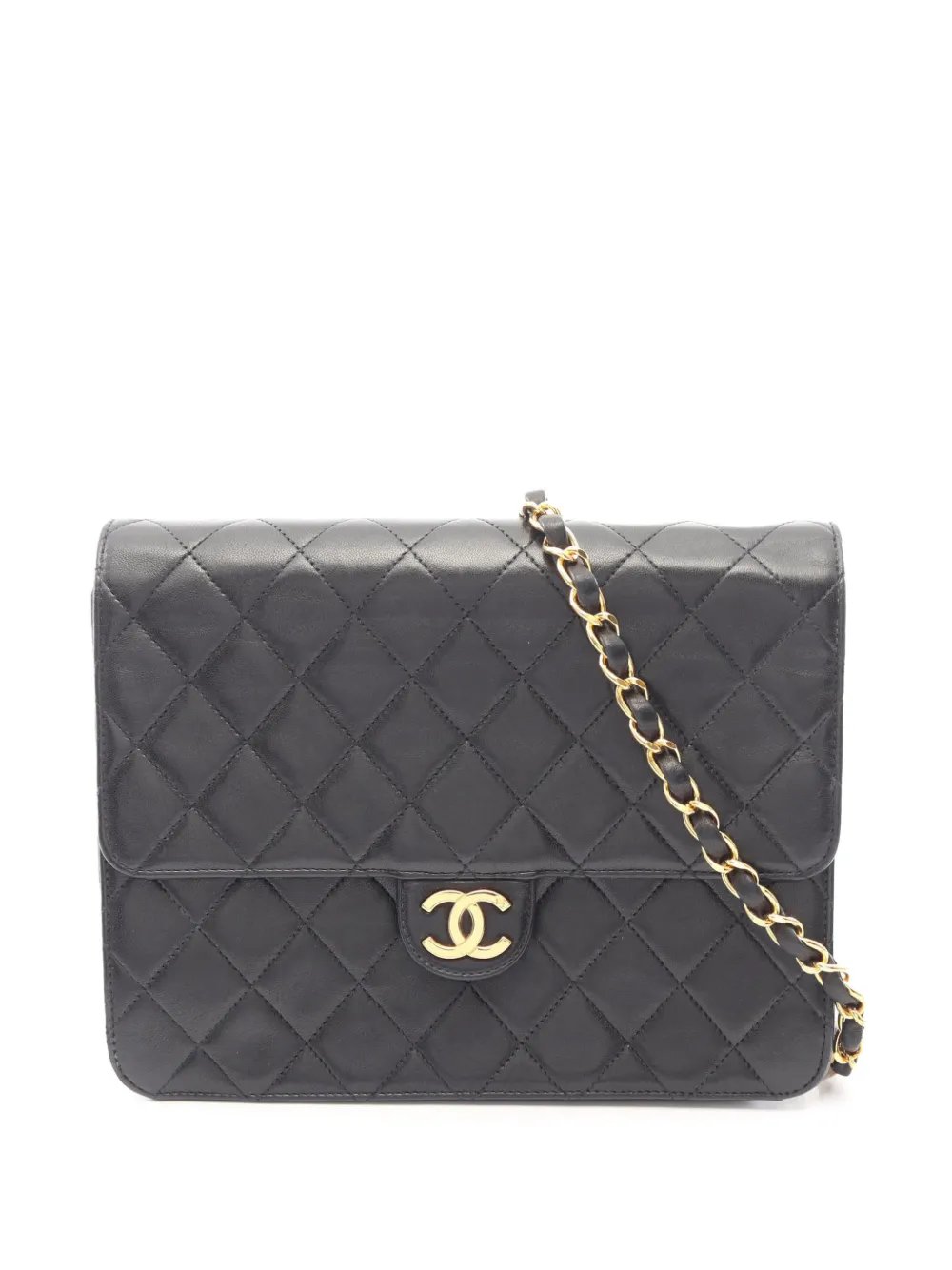 1994-1996 Medium CC Quilted Lambskin Single Flap shoulder bag
